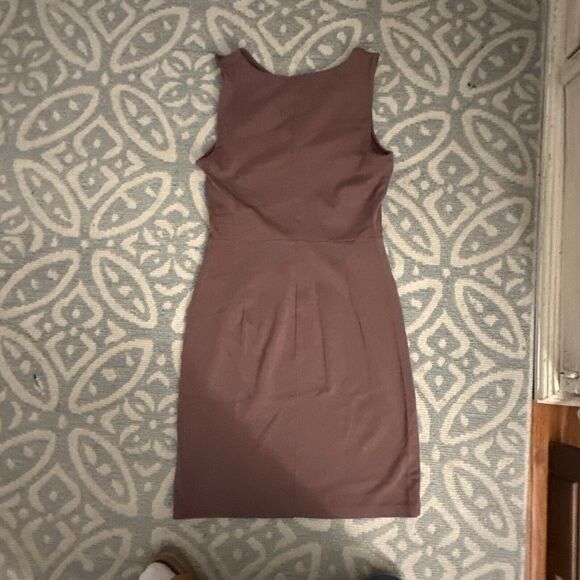 Express Women’s Twist Front Sleeveless Dress Plum Mauve Summer Size S - Picture 8 of 9